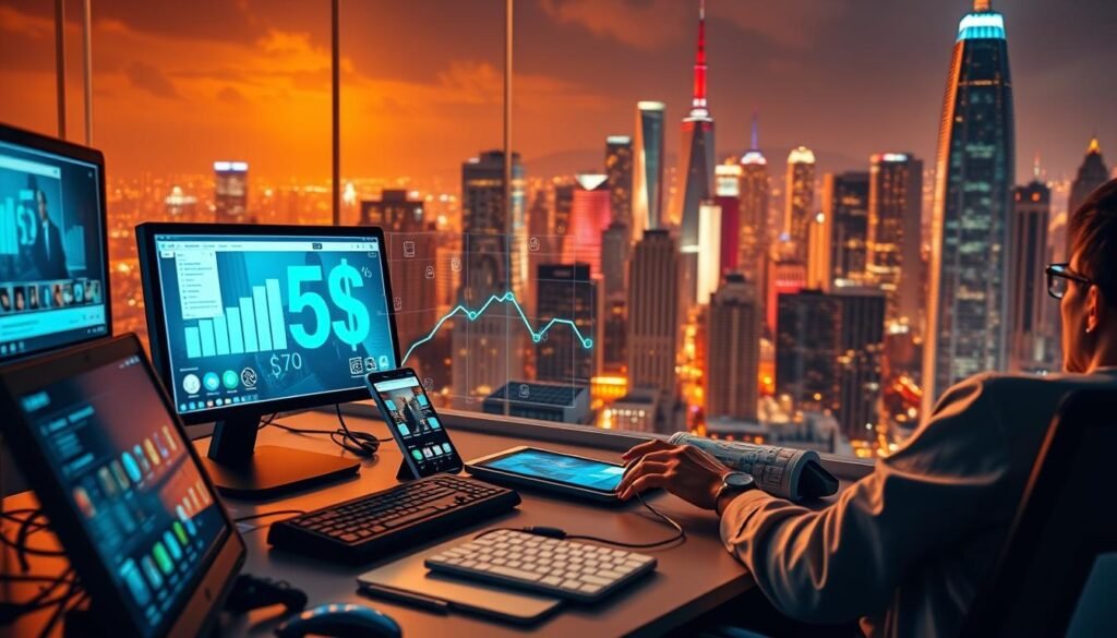 الدخل من التواصل الاجتماعي