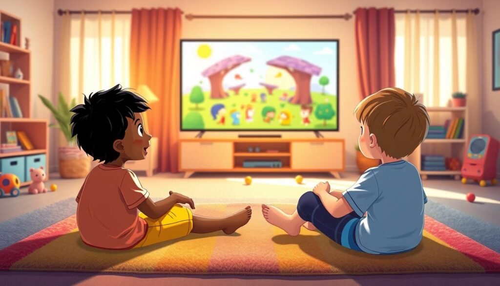 الأطفال و برامج الكرتون