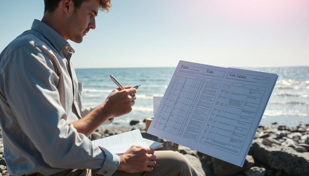 قراءة جداول المد والجزر